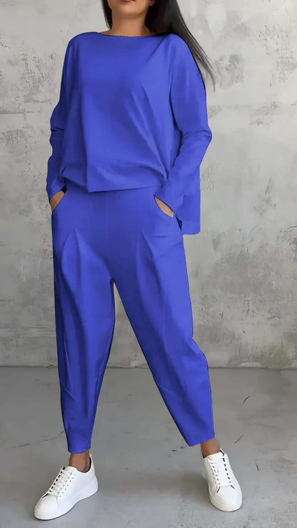 Danielle – Relaxed Longsleeve Top and Pants Set