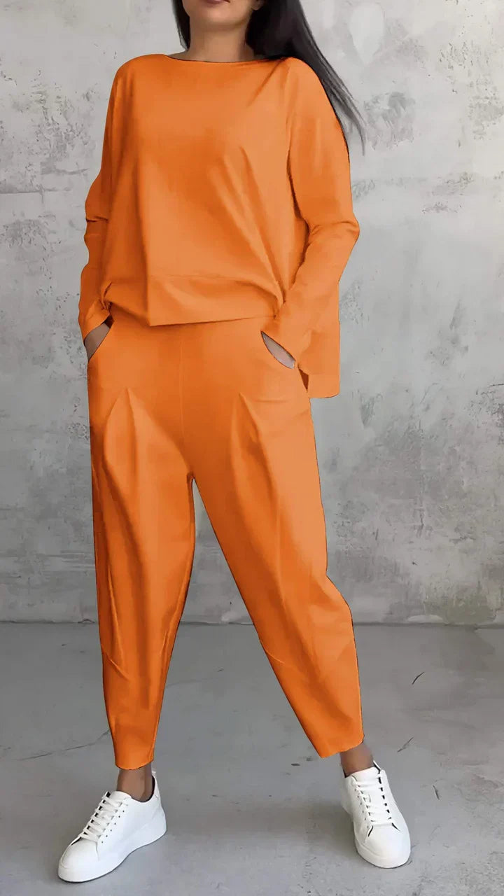 Danielle – Relaxed Longsleeve Top and Pants Set
