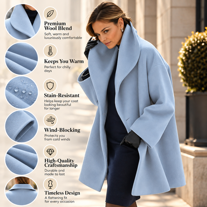 Crystal – Oversized Lapel Coat