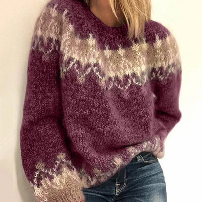 Lucille – Nordic Fair Isle Knit Sweater