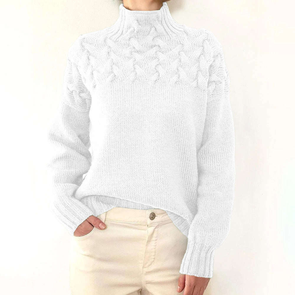 Myra – Cable Knit Turtleneck Sweater